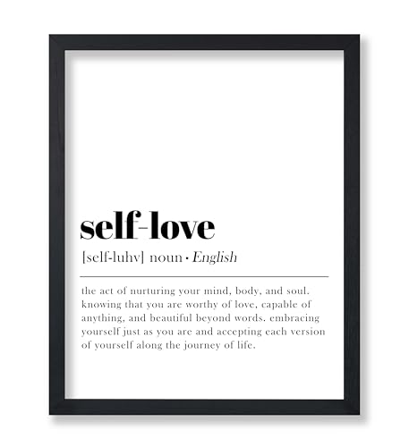 Monem Art Self Love Typography Wall Poster