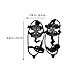 BESPORTBLE 2pairs Manganese Ice Crampons Spikes Non- Shoe Covers for Hiking Walking Ice Fishing and Activities