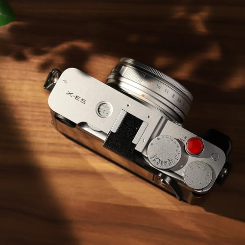 Haoge Uchwyt kciuka do Fujifilm XE5 korpus aparatu akcesoria cyfrowe metalowa gorąca stopka kciuk w górę podpórka uchwyt czarny THB-XE5-B