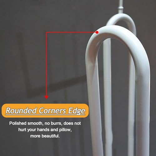 Expositor de almohadas de cuello con estructura de hierro de calidad para boutique 7