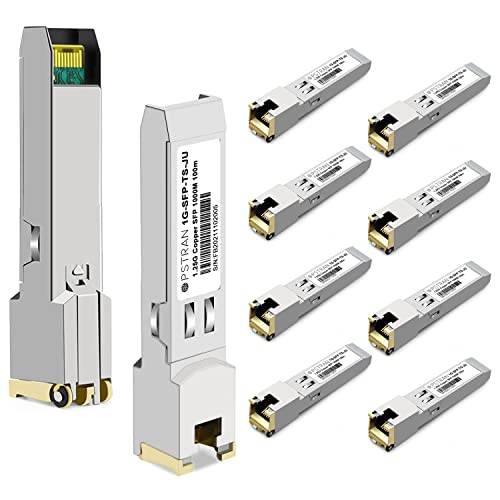 OPSTRAN 1000BASE-T SFP RJ-45���� �g�����V�[�o�[���W���[�� �pJuniper QFX-SFP-1GE-T EX-SFP-1GE-T SRX-SFP-1GE-T�ƌ݊������� Cat 5e/6/6a 1000Mbps 100m 10