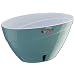 Santino Self Watering Planter CALIPSO Oval Shape L 9.4 Inch x H 5.1 Inch Jade/White Flower Pot