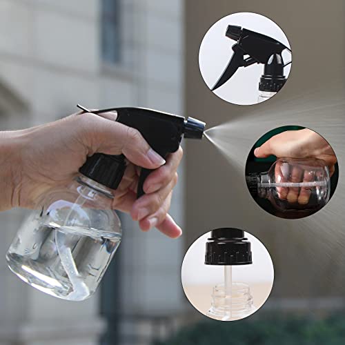 20 PCS 8 oz Spray Bottle Clear Plastic Spray Bottles with Adjustable Nozzle Empty Plastic Spray Bottle Bulk Water Spray Bottles for Kitchen,Beauty, Hair and Cleaning3
