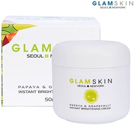 [GLAMSKIN] Papaya & Grapefruit Instant Brightening Cream 50ml / Tone up Moisturizing Cream