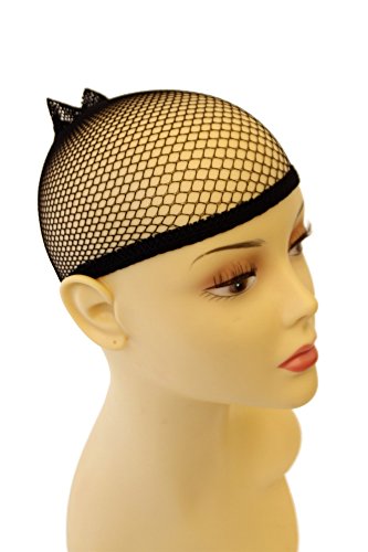 Preisvergleich Produktbild WIG ME UP Haarnetz, Perückenunterziehhaube, Schwarz (HNS)