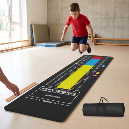 Esterilla de salto de longitud para entrenar tus pruebas físicas y hacer ejercicio en casa 6