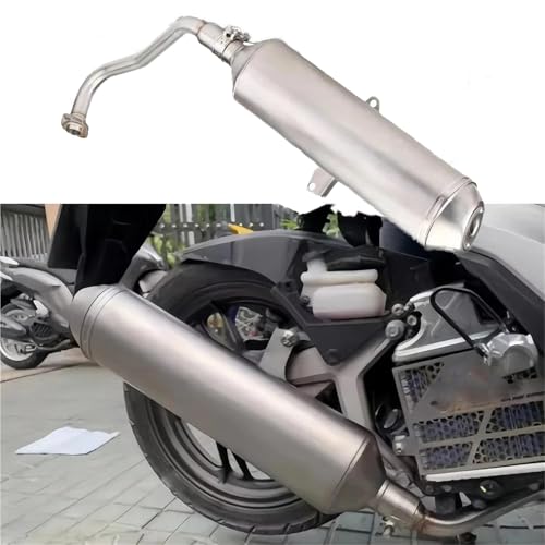Pot d'échappement moto et raccord central pour stopper les fuites de gaz Yamaha Vario