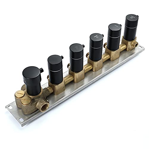 JMXD Miscelatore Doccia Termostatico a 5 Vie 5