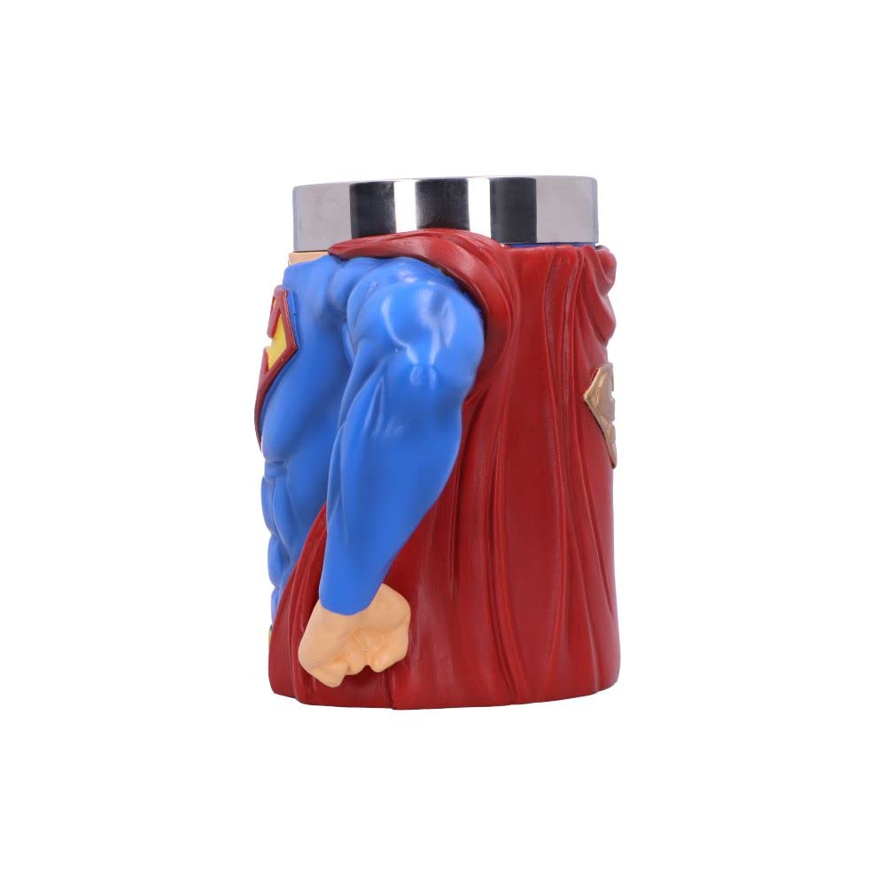 Nemesis Now Boccale con licenza ufficiale Superman Hero, blu, 16,3 cm