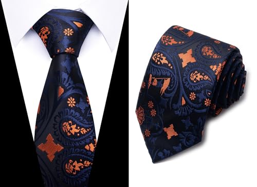 Image of Passabin Tie For Men Necktie Woven Jacquard Neck Ties Set 6 PCS