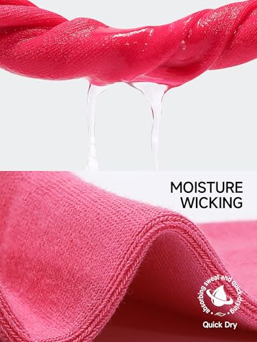 Image of Forony Women Tube Socks Anti Odor Crew Soft Combed Cotton Quick Dry Moisture Wicking Breathable Socks with Strips