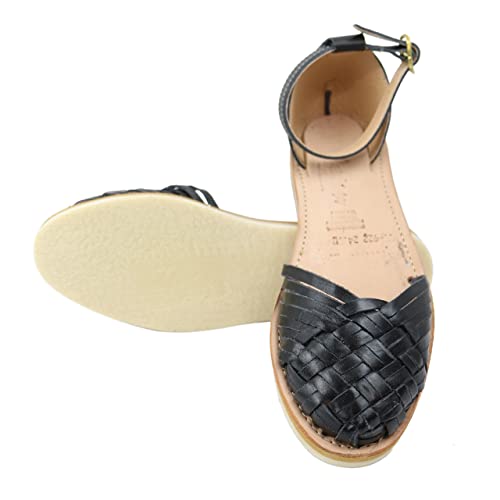 Macarena Collection Sandals women Huarache Sandal Colorful Leather Mexican Style 922 Ankle Strap2