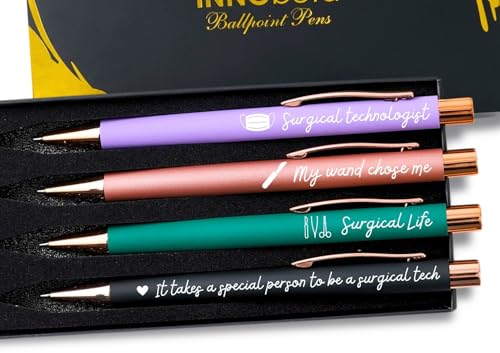 Stylos à bille pour femme InnoBeta : lot de 4 stylos élégants pour le bureau