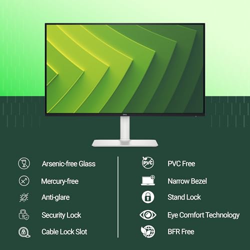 Image of Dell S2725QC 27 inch /68.58 cm USB-C Monitor|Titan Grey|IPS 120Hz| 350 cd /m2 |4 ms, Contrast 1,500:1| Tilt, Height, Pivot & Swivel Adjustable|Ports: 2X HDMI| 2 * 5W Speakers|99% SRGB |AMD Freesync Premium