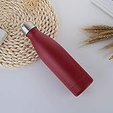 TAPA SUPERIOR CON TORNILLO A PRUEBA DE FUGAS: Un sello hermético elimina los derrames accidentales y mantiene una botella para beber a prueba de fugas; Sin BPA, sin ftalatos y sin toxinas, estas botellas de agua reutilizables son una opción saludable.