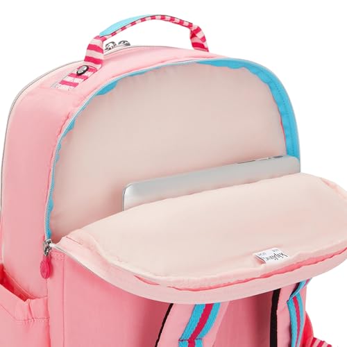 Image of Kipling Women's Seoul Extra Large Fc 17 inch Laptop Backpack, Durable, Roomy with Padded Shoulder Straps, Built-In Protective Sleeve