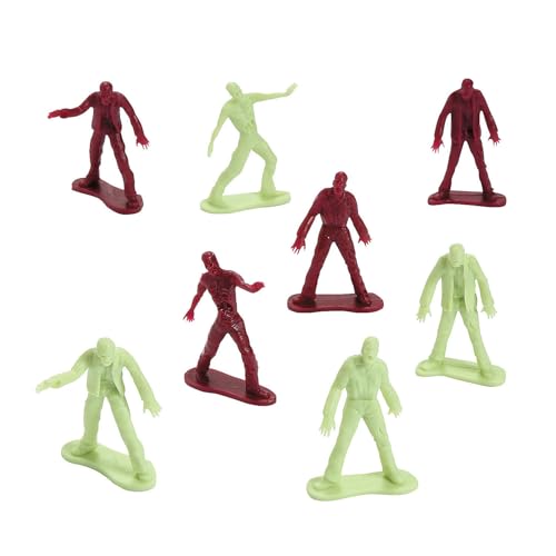 Fun Express Zombie Army Men Action Figures - Great for Halloween, Party Favors and Toys - 72 Pieces - 4 Different Poses