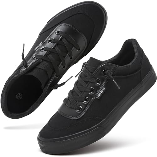 hash bubbie Unisex Slip on Sneakers Women's Canvas Sneakers Classic Non Slip Canvas Shoes Casual Tennis Shoes for Men