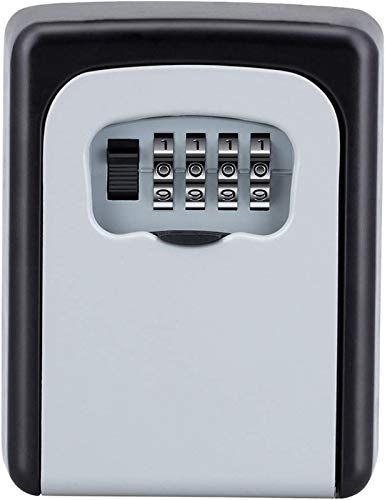 SUKHAD Wall Key Safe Box With Waterproof Exterior Key Combination And Re-settable Code For House Spare Keys, 8.5 X 6.4 X 3.5 CM, Rectangle Shape