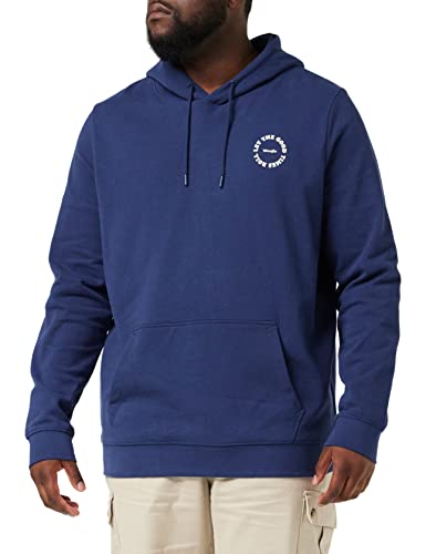 Wrangler Good Times Felpa con Cappuccio, Blu