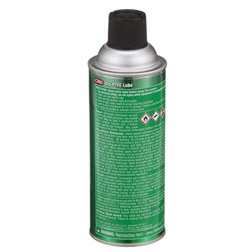Crc 3044 Dry Ptfe Lube, 10 Wt Oz, Nsf H2 Registered Lubricant With Advanced Dry Film Technology, Plastic-Safe, Aerosol Spray  thumb #1