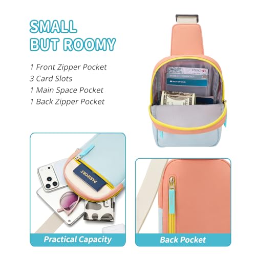 Image of Birthday Back to School Gifts for Teen Girls 8-12, Fanny Pack Crossbody Bag | 8 9 10 11 12 Year Old Girl Birthday Gifts, Kids Sling Bag Purse Travel Essential, Preppy Fashion Tween Girl Gift Trendy Stuff