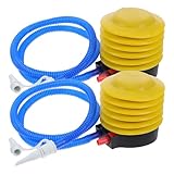 Anneome Teiliges Fußluftpumpen- Tragbarer Blasebalg mit Luftschlauch Leichtes Aufblasgerät für Luftmatratzen Yogabälle Schwimmringe und Ballons Langlebiges Kunststoffmaterial Einfach zu