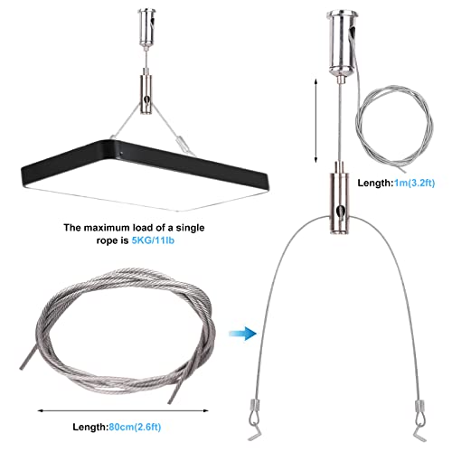 Image of LED Suspension Kit Adjustable Hanging Cables for Lights