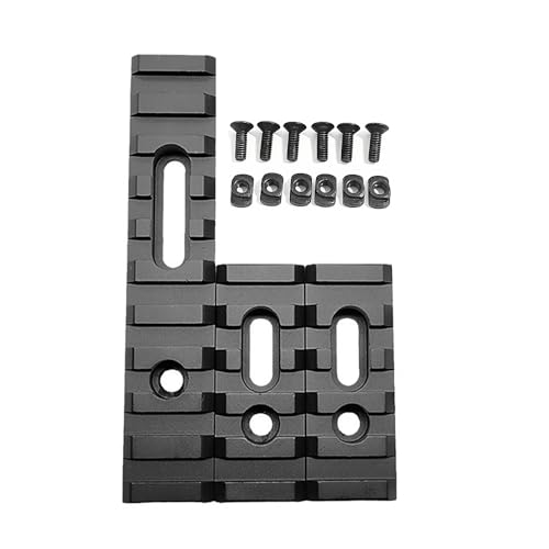 APLUSGEAR Slotted Metal Made (NOT Plastic) Picatinny Section Kit Set for Mlok Compatible