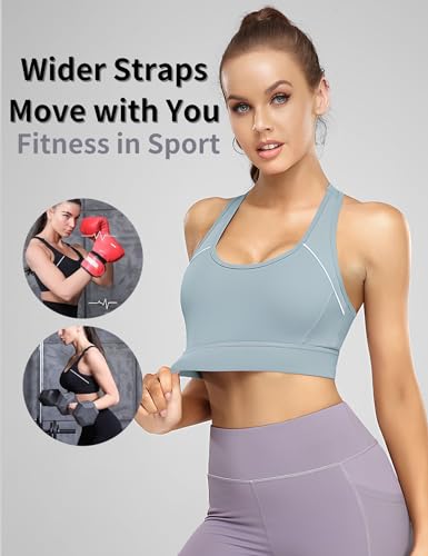 Image of Paeceioni Sports Bras for Women High Support, Women's Sports Bras, Everyday Comfy Sleeping Bras, Comfortable Bras for Women