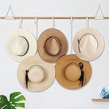 Karwo Hat Rack Hangers Bohemian Womens Hat Organizer Cowboy Hat Hanger for Wall Storage Display Rack...