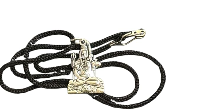 Shiv ji Locket in black Thread for Men, Women, Boys and Girls, A unisex product for all age groups-image-38