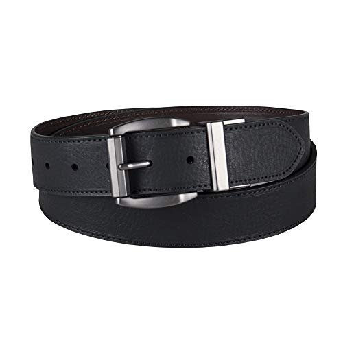 Image of Levi's Leather Men's Levis 40Mm Reversible Belt With Brushed Silver Buckle