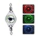 Deep Drop Bait Flasher, Waterproof Fish Eye Lighted Bait, Ultra Bright Underwater Fishing Light for Night Fishing, Underwater Led Bait Attractor Light for Saltwater Freshwater (5, 3 Colors Fashing)