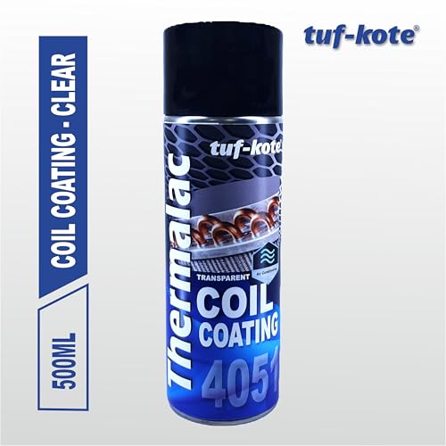 Image of tuf-kote THERMALAC 4051 Clear AC Coil Protector Spray 500ml | Transparent Anti-Corrosion Coating for Copper Tubing & Condenser Coils | Heat Resistant up to 205C