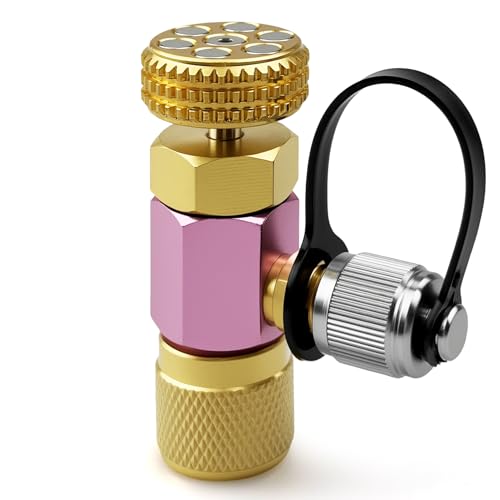 5/16 Inch CCT516 Core Control Tool HVAC Charging Vacuum-Rated Core Depressor Tool for R410a/R22 Refrigerant Charging Gauge Isolation Tool 800 PSI Air Conditioning High-Pressure HVAC Depressor