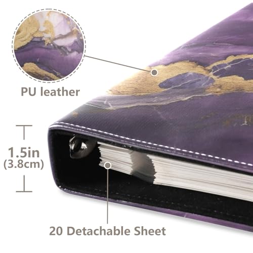 Album photo marbre violet en polyuréthane de qualité premium - 5