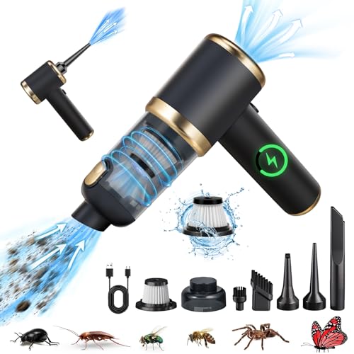 ZLieatmp 4-in-1 Bug Vacuum Catcher Handheld Cordless