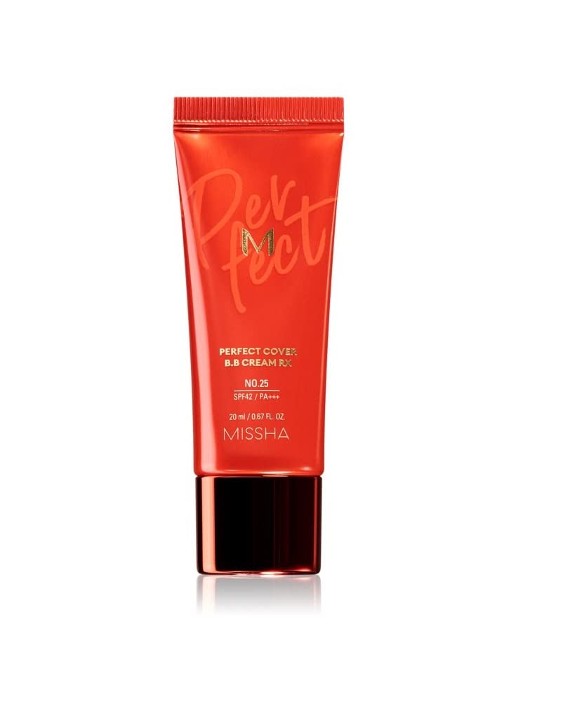 MISSHA Yüksek Kapatıcı ve Cilt Bakım Etkili Yeni Nesil BB Krem SPF42+++ M Perfect Cover BB Cream RX (No.25)