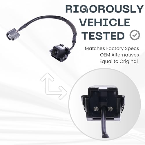 Image of Backup Camera Replaces for 2017-2022 Honda CRV | 2020-2022 Honda CR-V Hybrid OE Part # 39530-TLA-A01, 39530-TLA-A11, 39530-TLA-A51