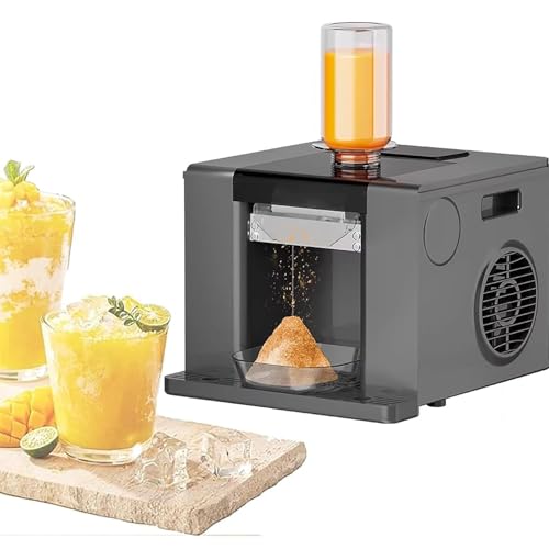 hocvseo Máquina Automática De Trituración De Hielo Eléctrica, Máquina De Hielo En Forma De Copo De Nieve, Raspador De Raspados, 280W, Acero Inoxidable, Panel De Control Inteligente
