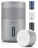 Pro Breeze Osmo Dehumidifier - Silent & Refillable Moisture Absorber for Damp & Condensation at Home, Bedroom, Wardrobe - Bathroom Mould Remover with 700g Refillable Tablet - Grey