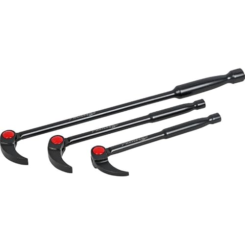 Image of 3 Pc Indexing Pry Bar Set 180 Degree 14 Locking Positions