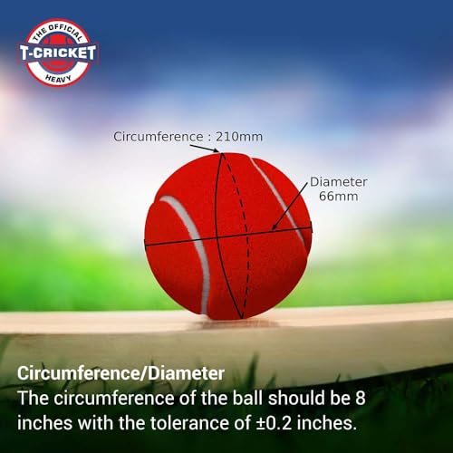 Nivia Heavy Weight Tennis Cricket Ball, Tennis Ball for Cricket, Practice Ball, Street Match Ball, Training Ball for Outdoor & Indoor, Heavy Tennis Balls for Players (Red, Pack of 3) - Image 4
