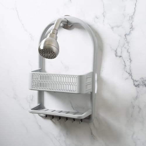 Bath Bliss Molded Bathroom, Hanging Storage, in Grey Shower Caddy by Bath Bliss - Image 5