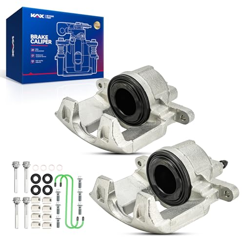Image of KAX Disc Brake Caliper Assembly Fit for Jeep, Chrysler, Dodge, Ram - Wrangler, Town & Country, Grand Caravan, Wrangler JK, Journey, Nitro, C /V, Routan, Front Side