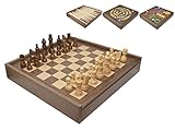 Color: Marron Vidal Regalos Juego de Mesa 5 en 1 Madera 30 cm