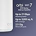 NETGEAR Orbi 870 Series (RBE870) Tri-Band WiFi 7 Mesh Add-on Satellite – Works with Orbi RBE872 and RBE873 – Security Features, Adds Coverage Up to 3,000 Sq. Ft. - BE21000 802.11be (Up to 21 Gbps)