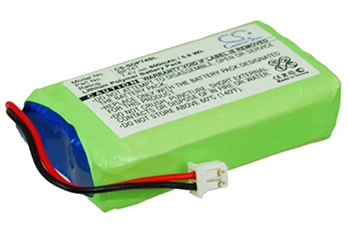 Aijos 7.4V Battery Replacement for BP74T Transmitter 2502T, Transmitter 3500B, Transmitter 3500T, Transmitter 3502B, Transmitter 3502T
