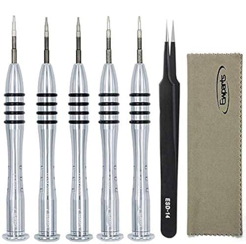 Ewparts 7pcs Precisión Destornillador para Macbook Juego de Herramientas de Destornillador Pentalobe para MacBook Air Pro Kit Destornilladores Juego